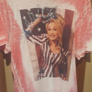 Dolly Parton merica bella canvas tshirt